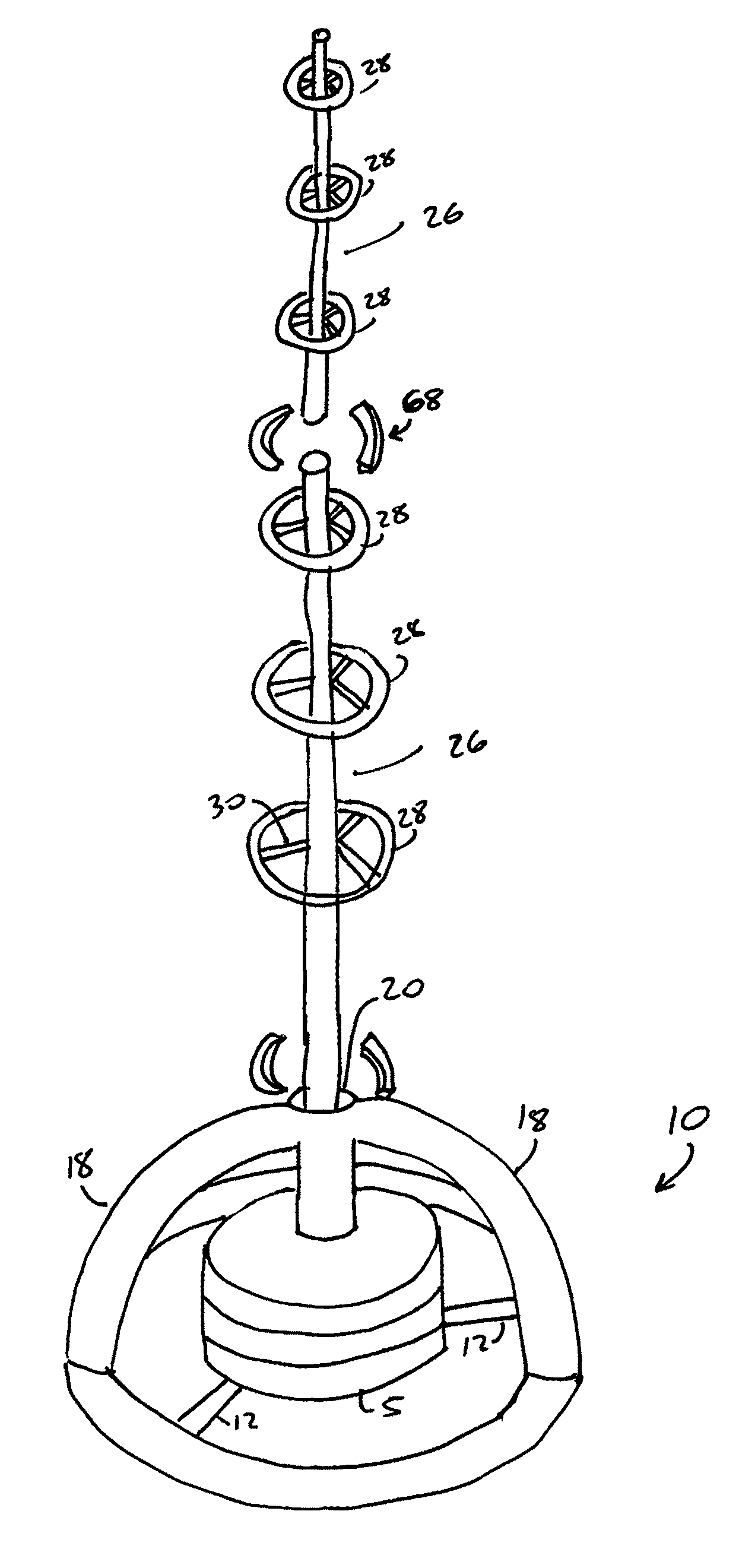 Modular Exercise Pole And Anchoring System