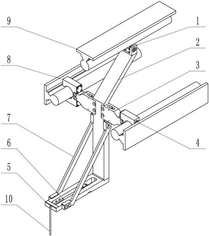 Gravity discharge device for ground-spreading flexible solar wing