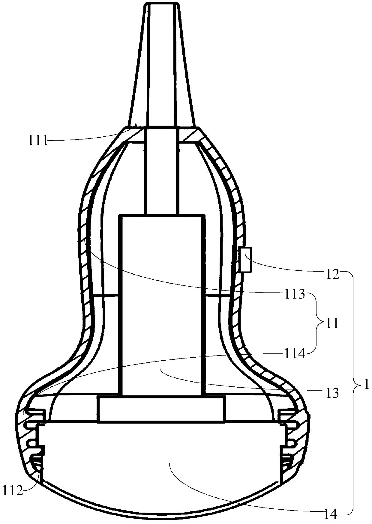 Ultrasonic probe combination