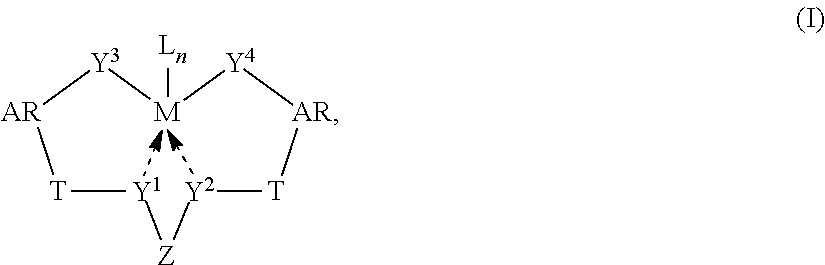 Polydentate heteroatom ligand containing metal complexes, catalysts and methods of making and using the same