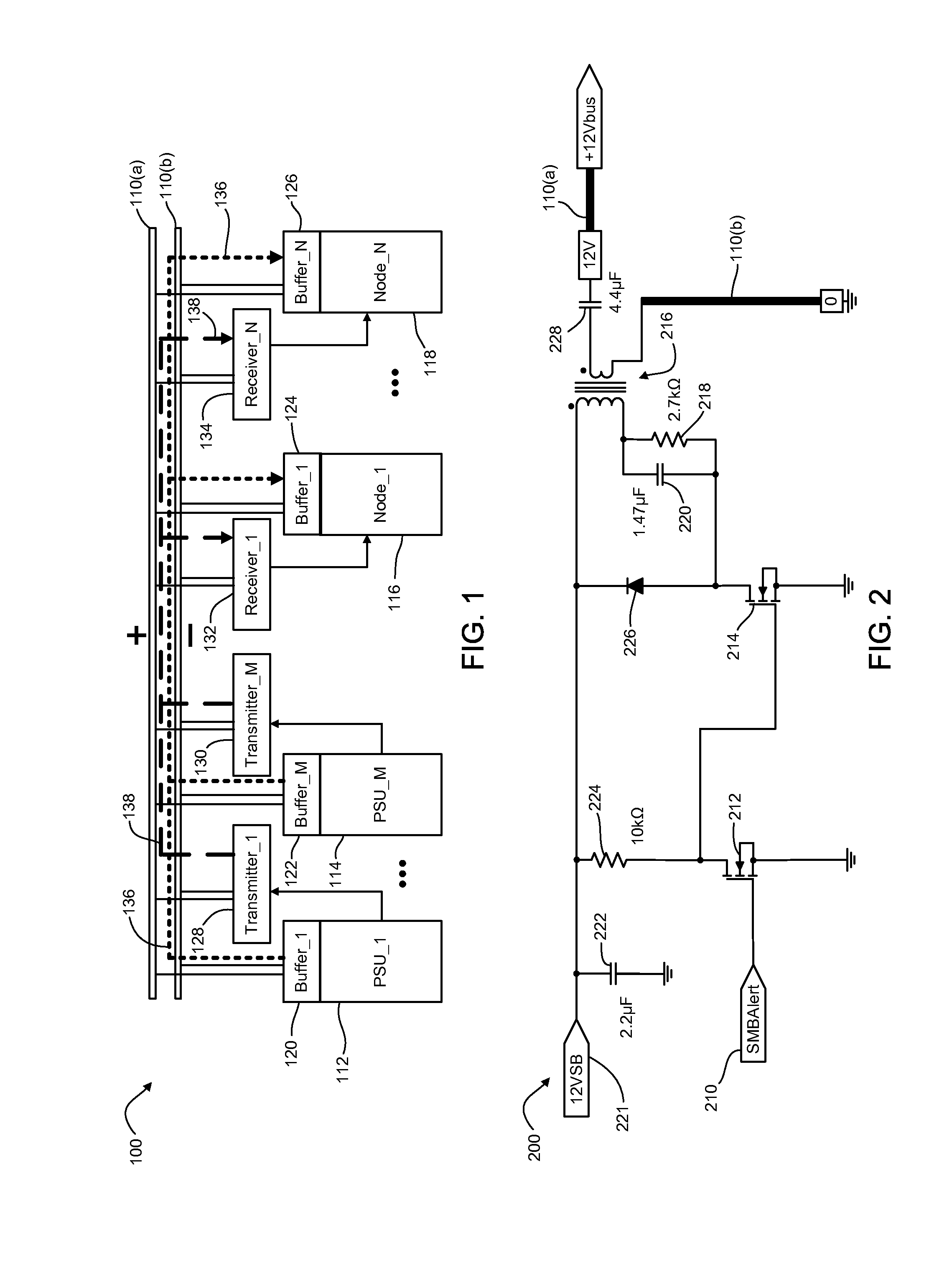 Methods and systems for server power line communication