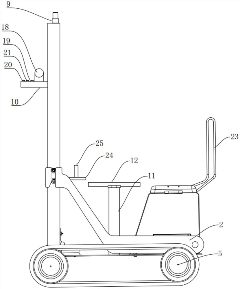 Power distribution room mobile inspection device