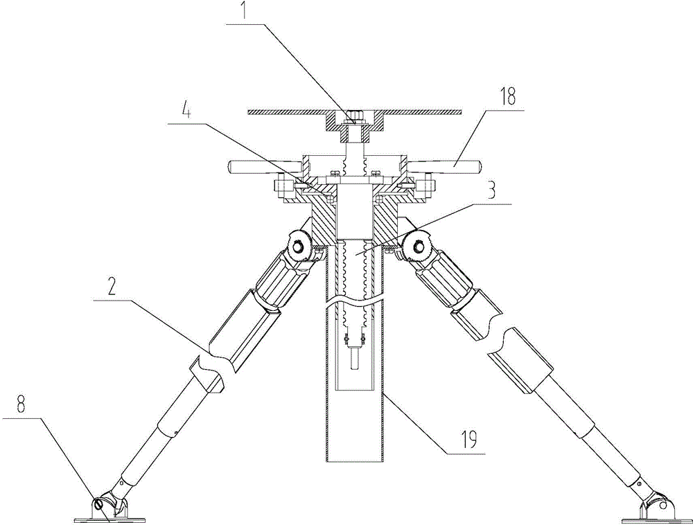 Vibration exciter fixed mounting device and using method thereof