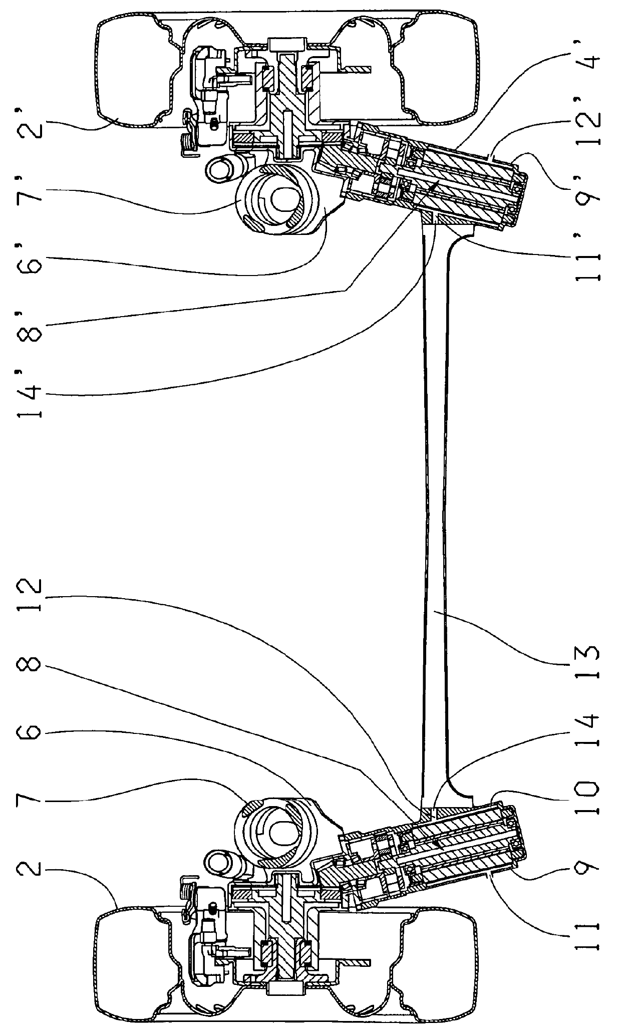 Apparatus for cooling electric motors