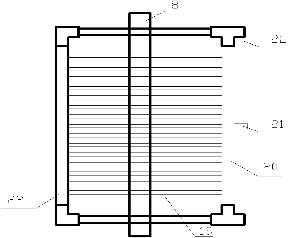 Push-flow circulating microbubble and surface aeration membrane biological reactor