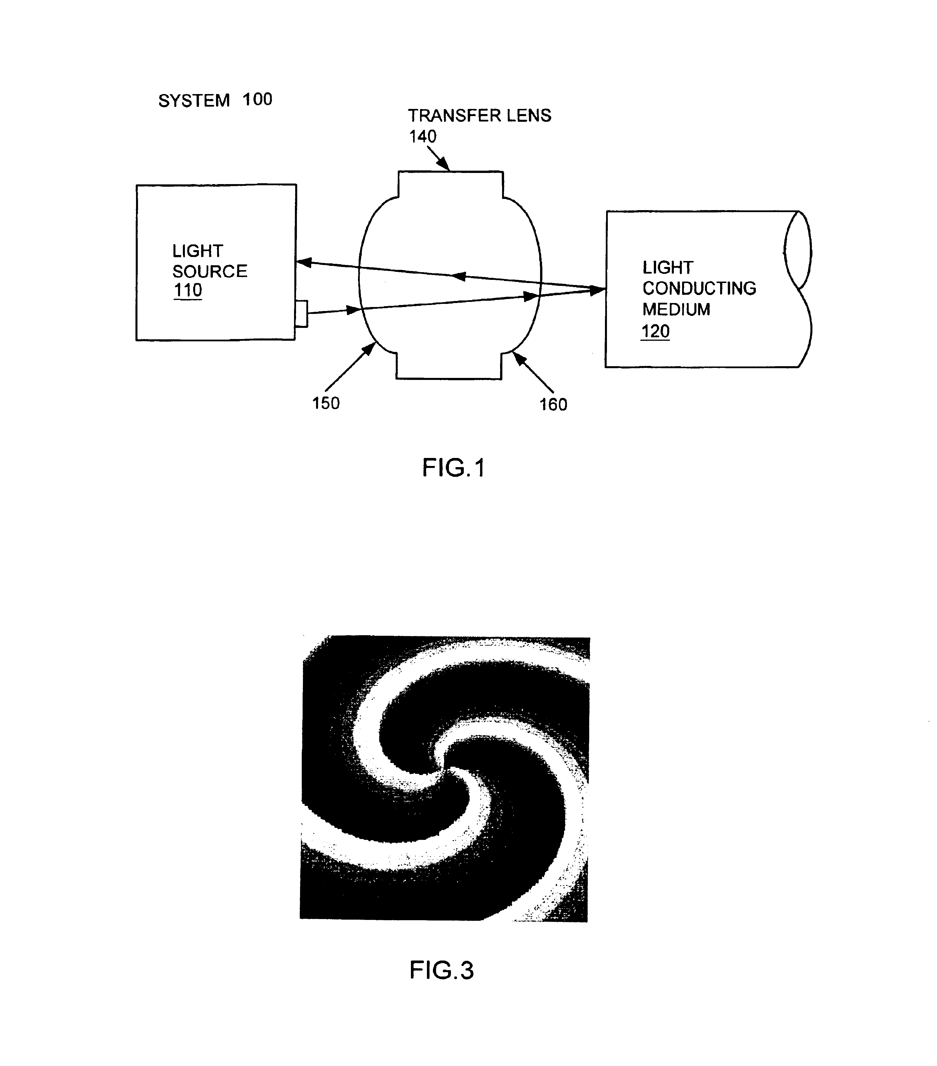 Diffractive optical element for providing favorable multi-mode fiber launch and reflection management