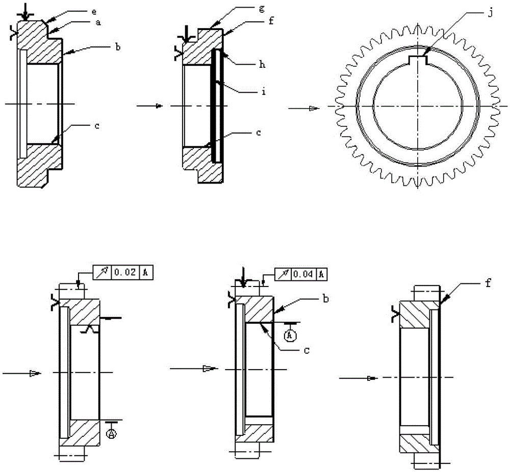 A kind of gear preparation method for oil pump