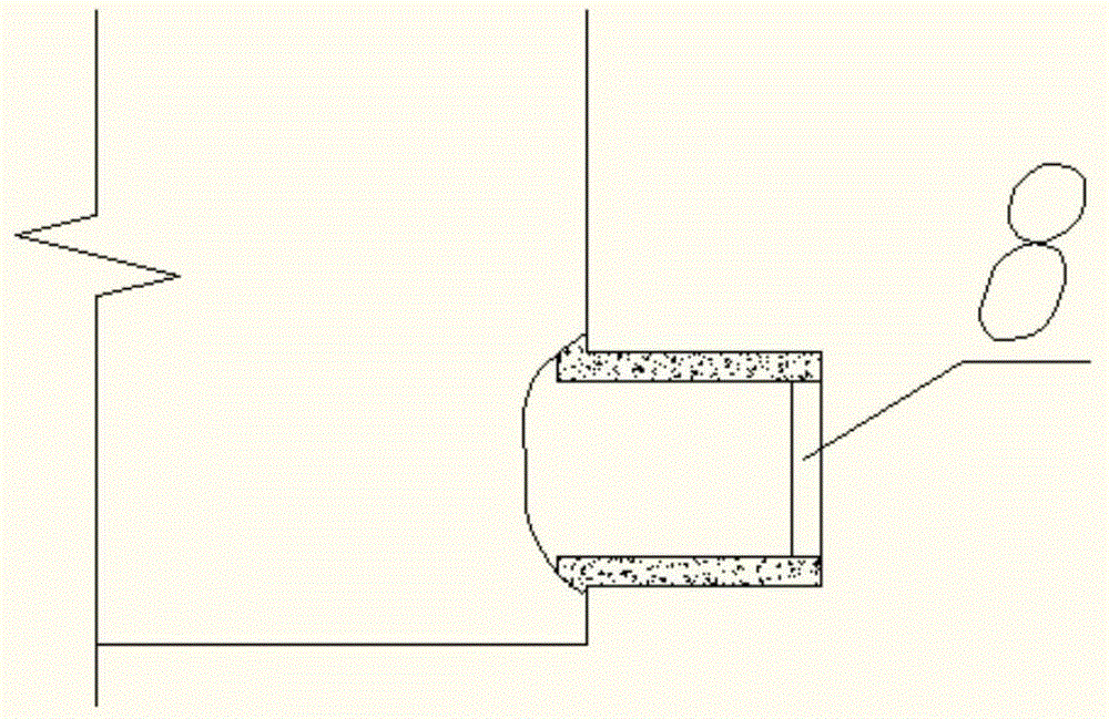 Coast garbage collecting device utilizing seawater and use method