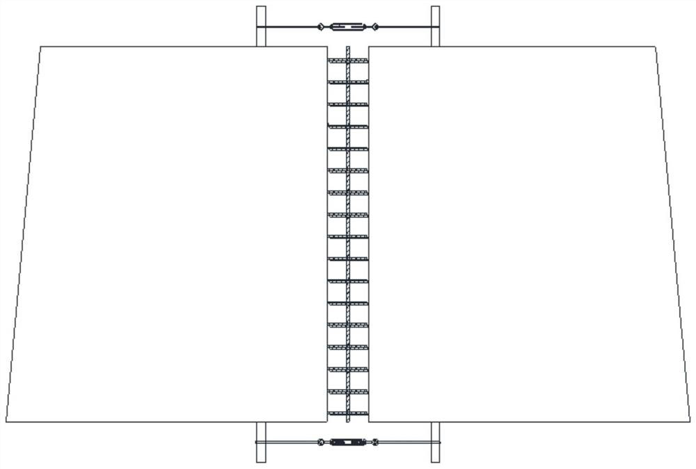 The connection structure of the tower section and the manufacturing method of the tower section