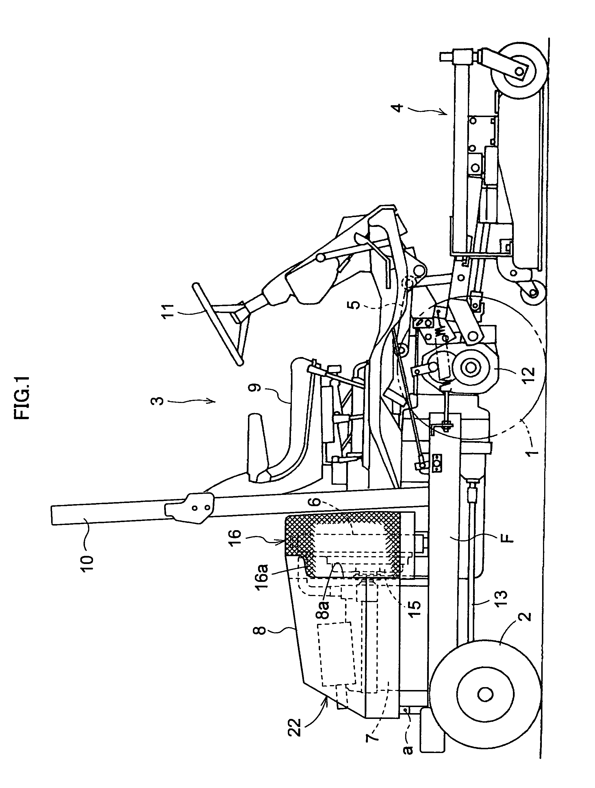 Lawn mower having an engine disposed rearwardly of a driver's seat