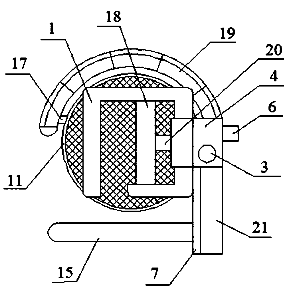 Modularized intelligent fruit picking device with diameter measuring function