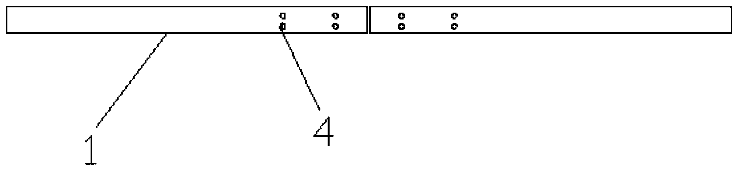 Sectional machining structure of large stamping die set