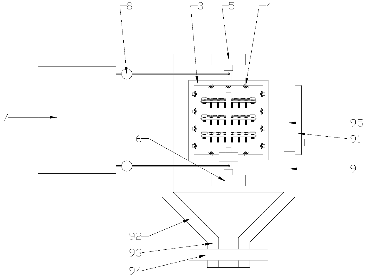 Anti-scratch cleaning device for antiskid hub bolt