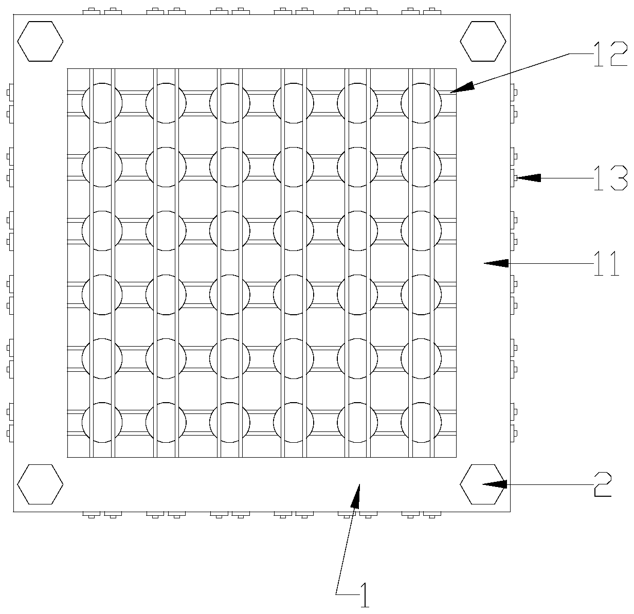 Anti-scratch cleaning device for antiskid hub bolt