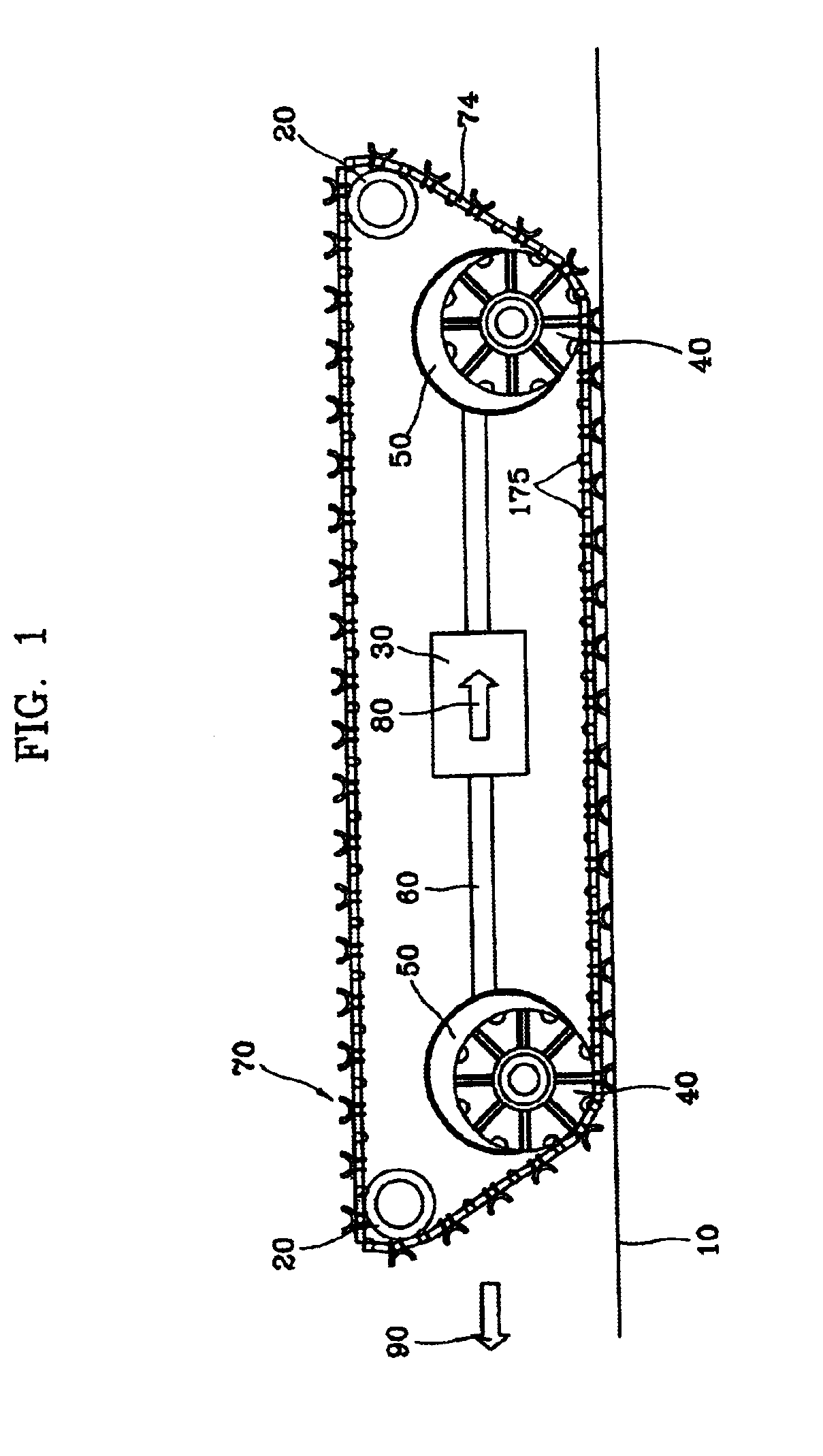 Surface-traveling mobile apparatus and cleaning apparatus using the same