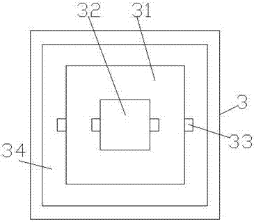 A loudspeaker fixing device