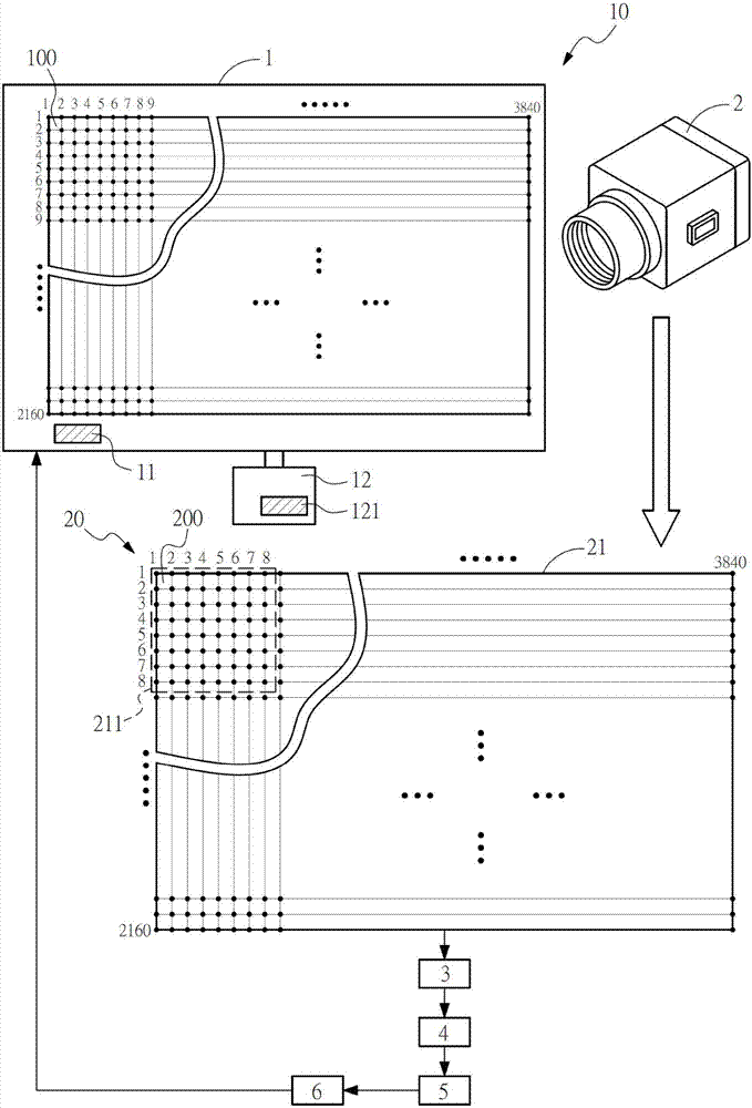 Brightness compensation data quantity optimization method and device