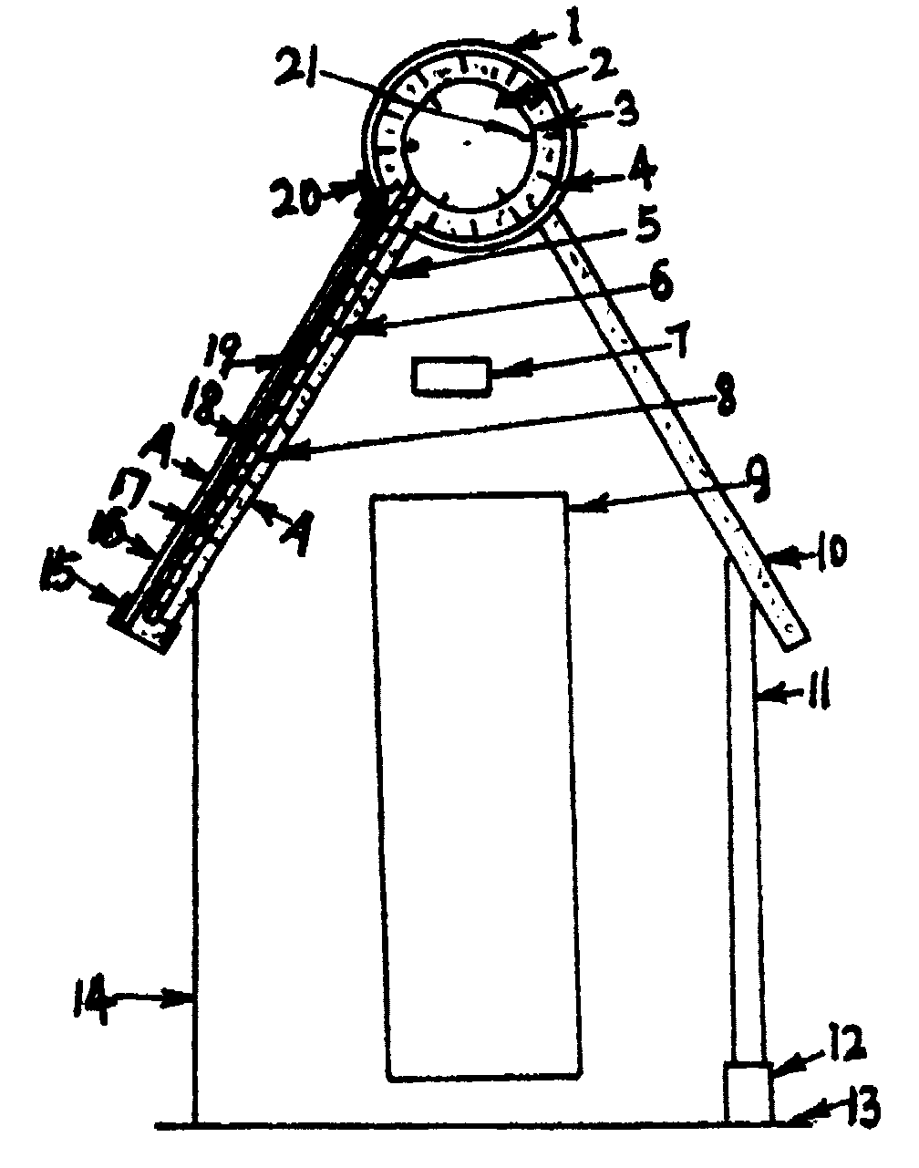 Pressure-bearing, antifreezing solar powered bathroom