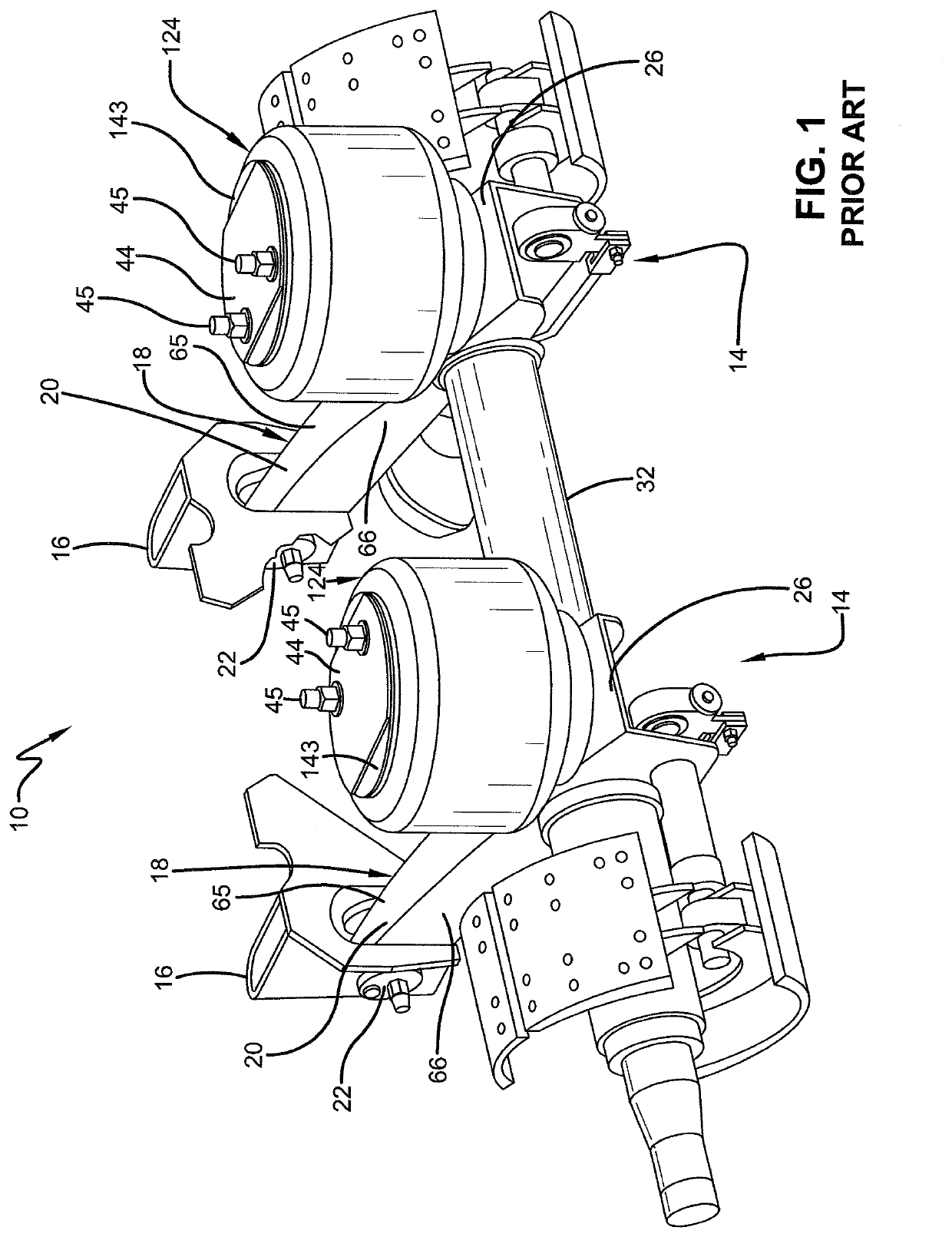 Damping air spring with substantially fixed volume