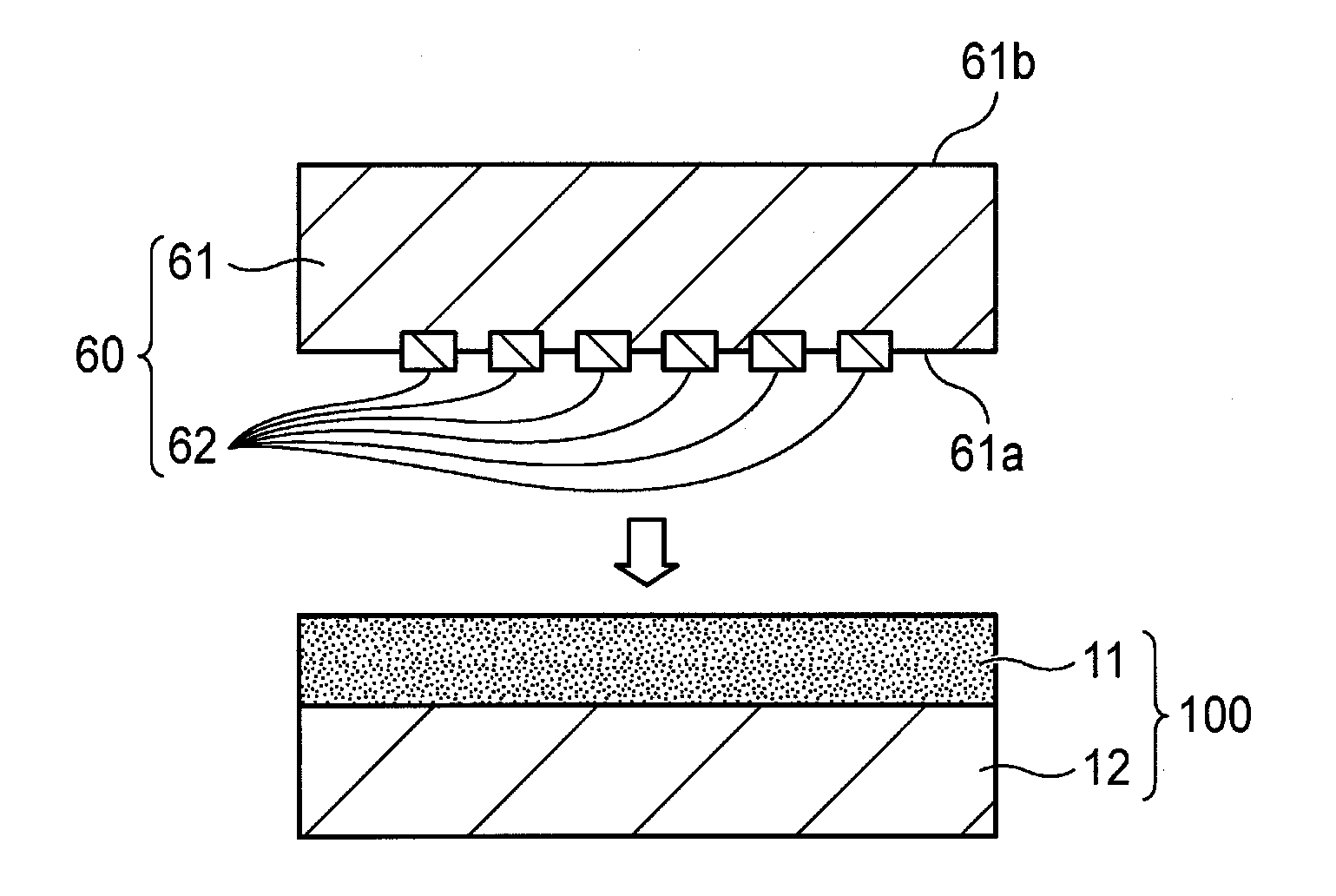 Temporary adhesive for production of semiconductor device, and adhesive support and production method of semiconductor device using the same