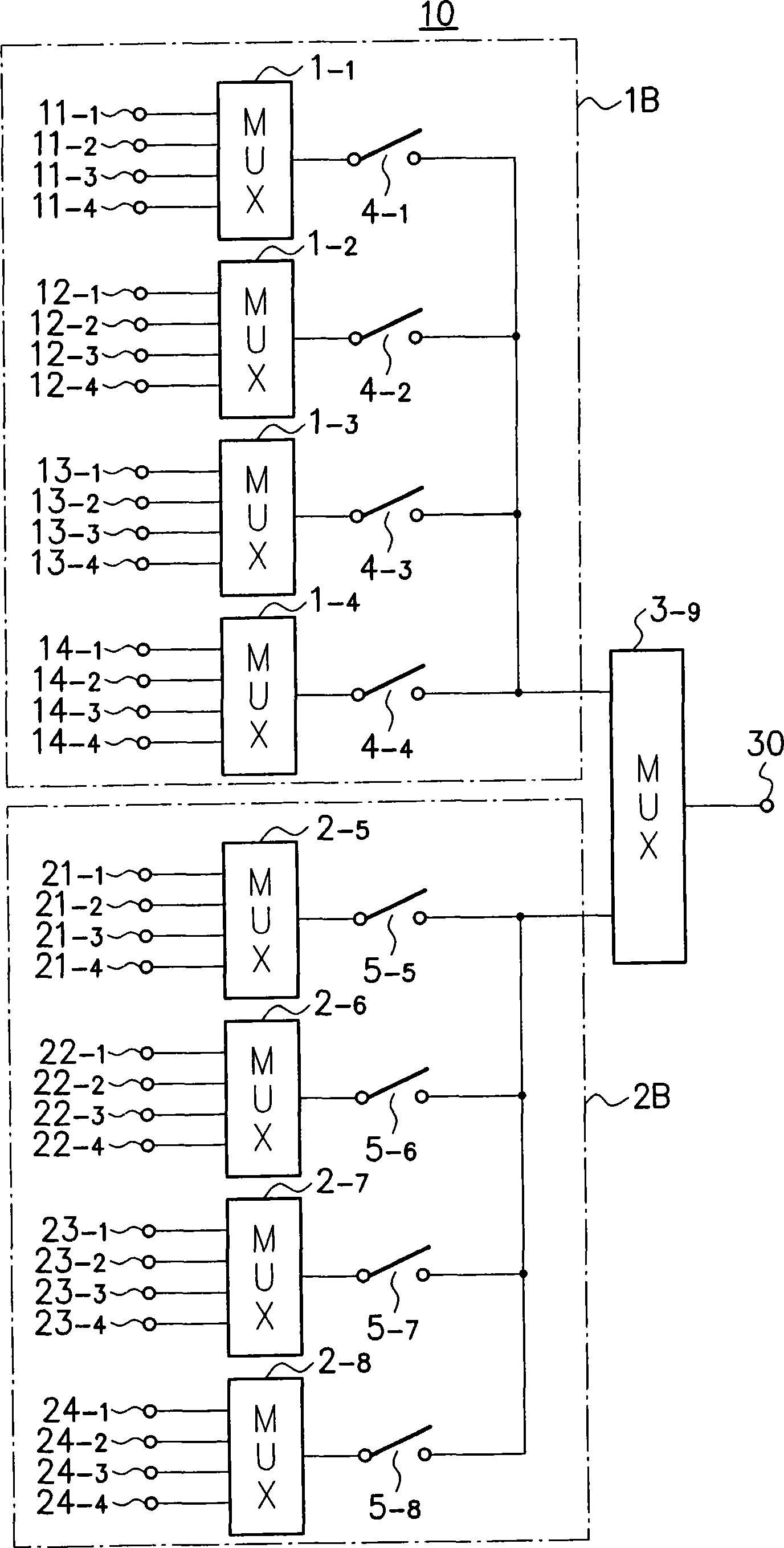 Multiplexer circuit