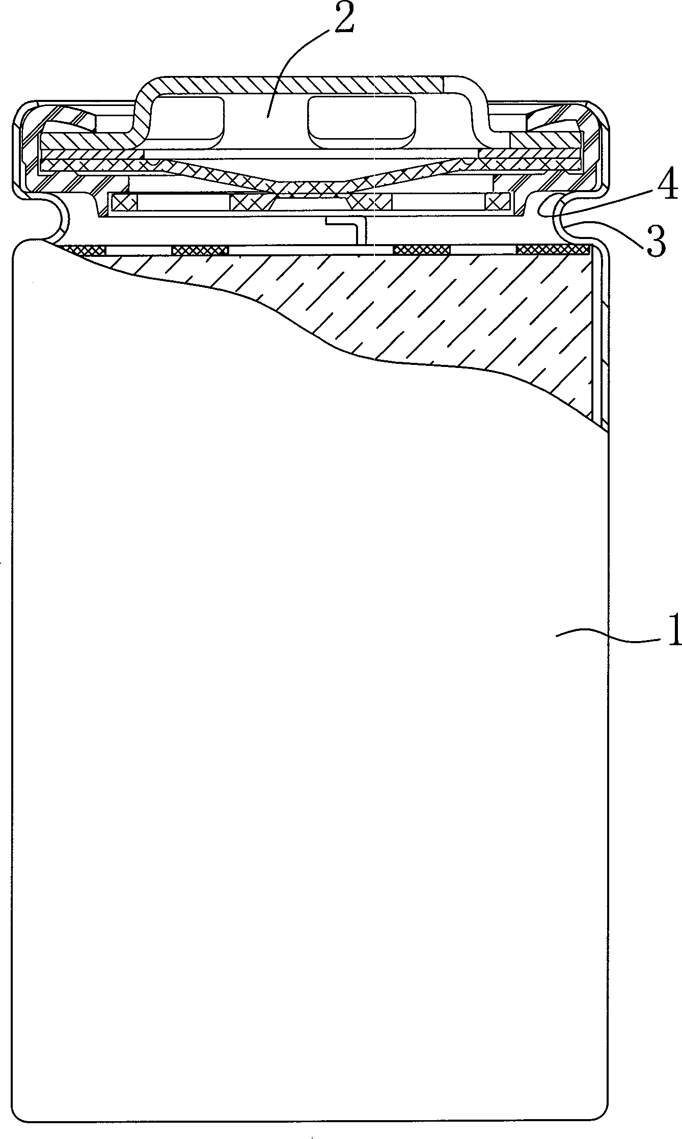 Battery with explosion prevention function