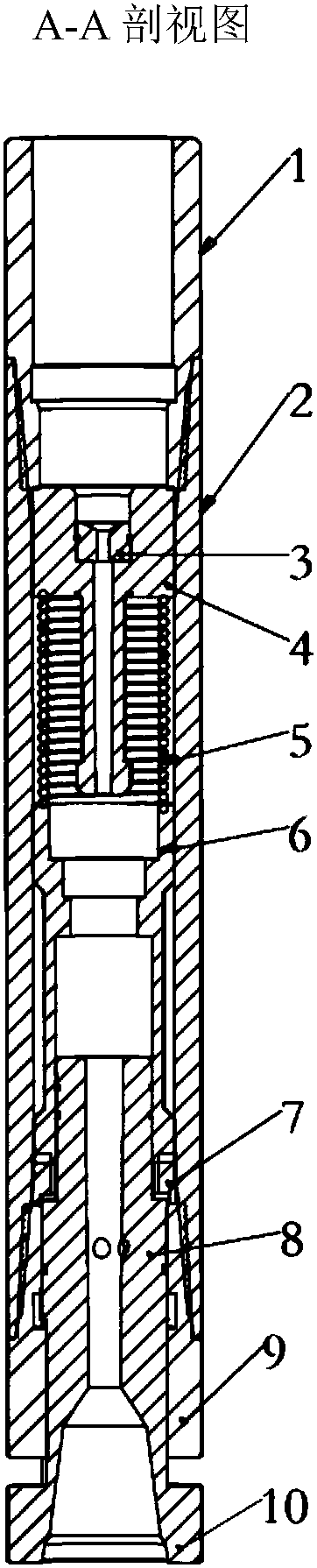 Hydraulic drilling and pressing device