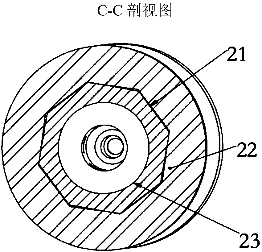 Hydraulic drilling and pressing device