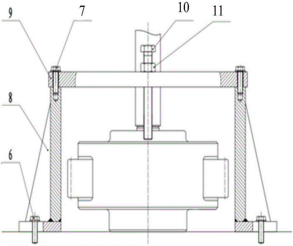 Tool for rapid press fitting of planetary shaft