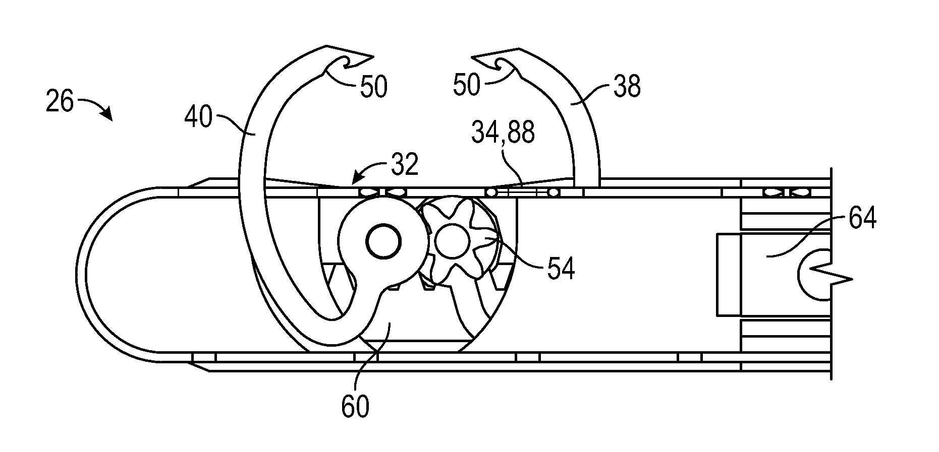 Medical fastening device