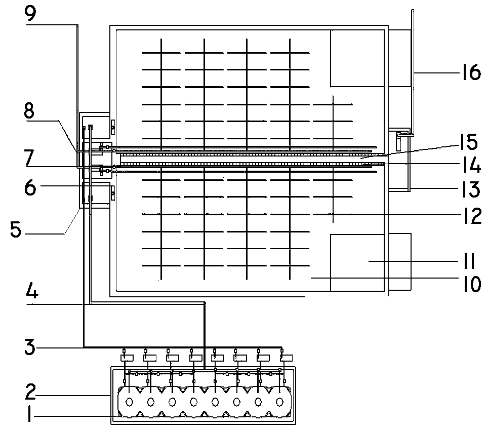 Immersion cleaning system and method for treating construction waste with citric acid