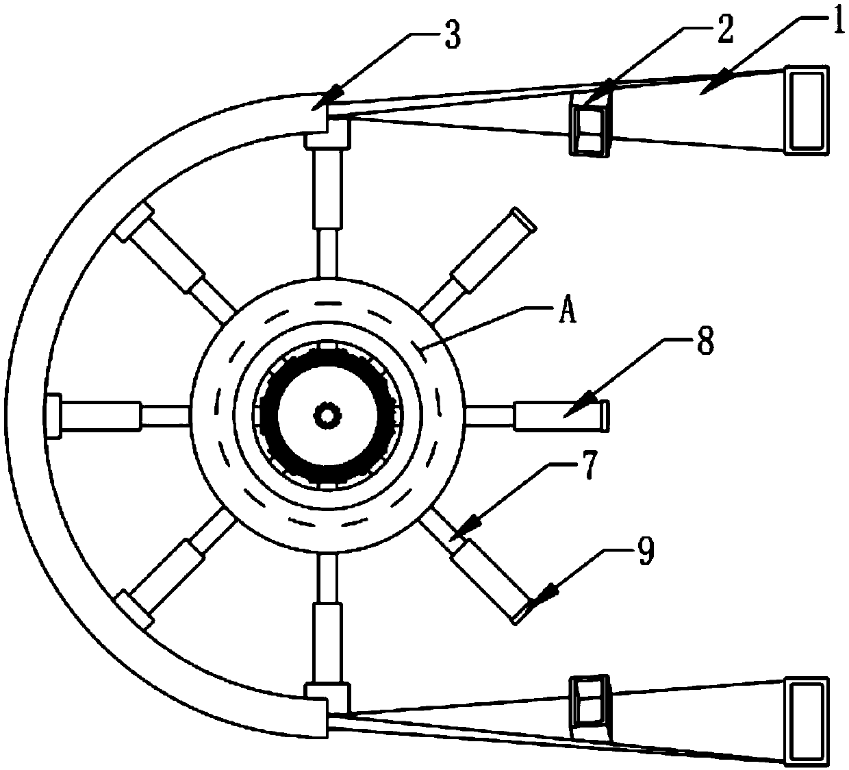 Perfumed soap embossing device