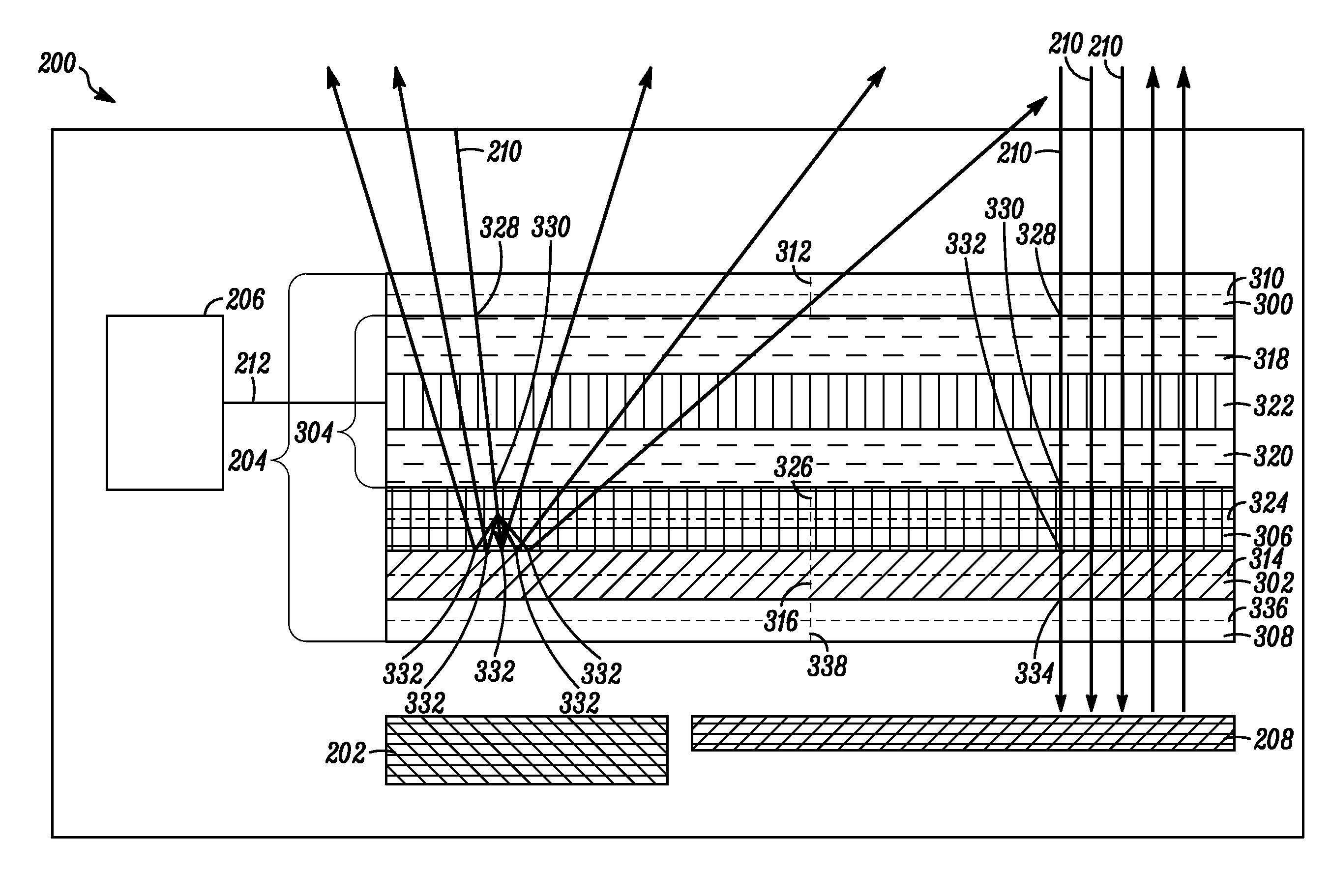 Electronic device and lc shutter for polarization-sensitive switching between transparent and diffusive states