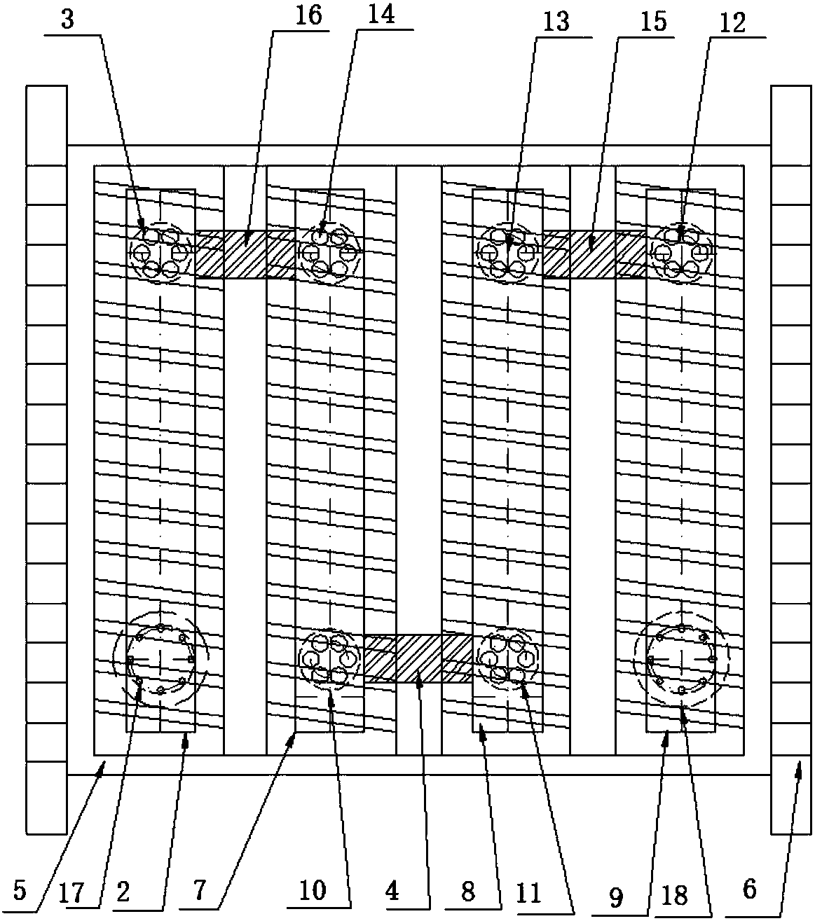 Plasma-changing high-tolerance ion cyclotron heating long antenna