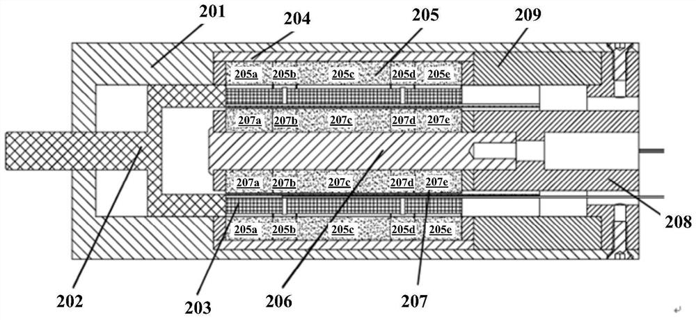 Electromagnetic drive for needle-free injection