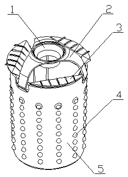 Alloy smelting slag treatment equipment for overturning furnace