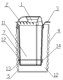 Alloy smelting slag treatment equipment for overturning furnace