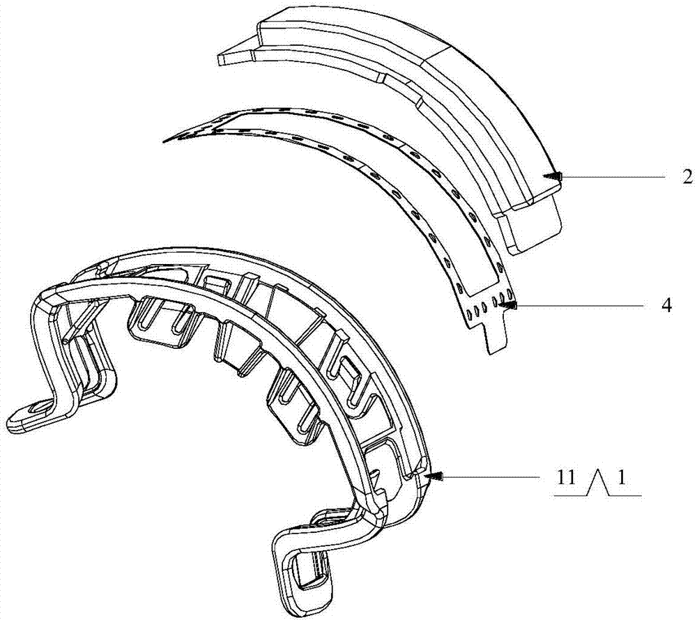 Convex array probe clamping sleeve assembly and convex array probe assembly