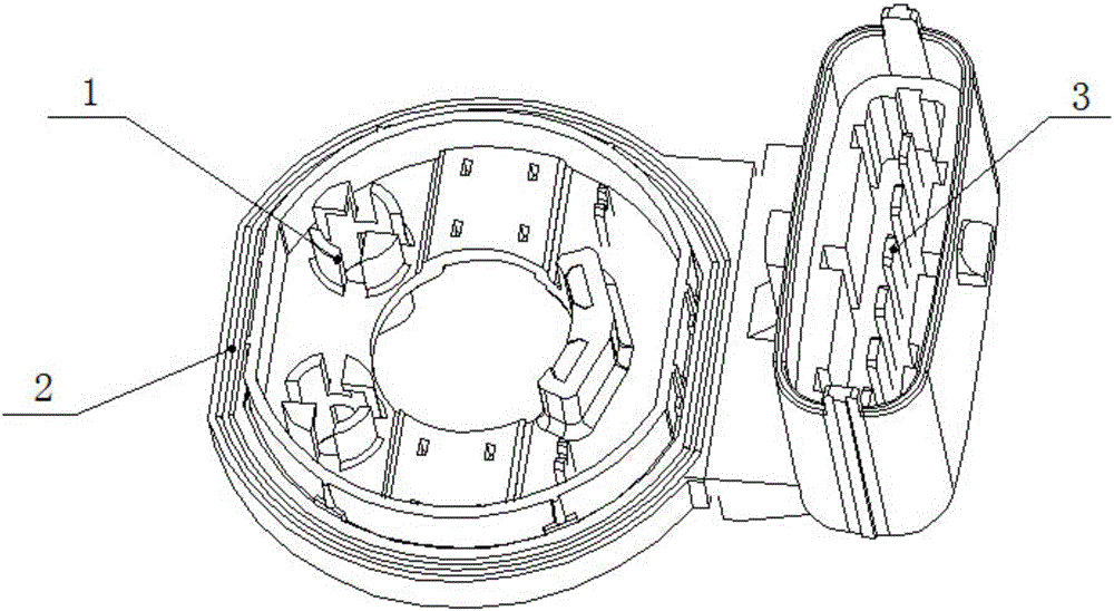 AMT motor brush carrier assembly