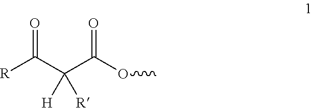 Curable compositions comprising acetoacetylated resins, aldehydes and certain amines