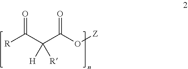 Curable compositions comprising acetoacetylated resins, aldehydes and certain amines