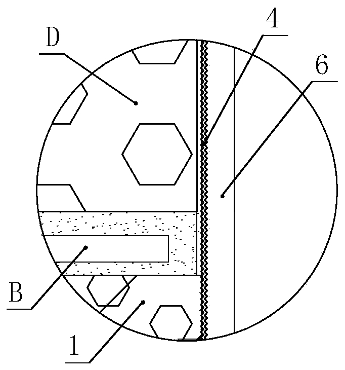 Embedded type light wallboard steel structure building structure and construction method