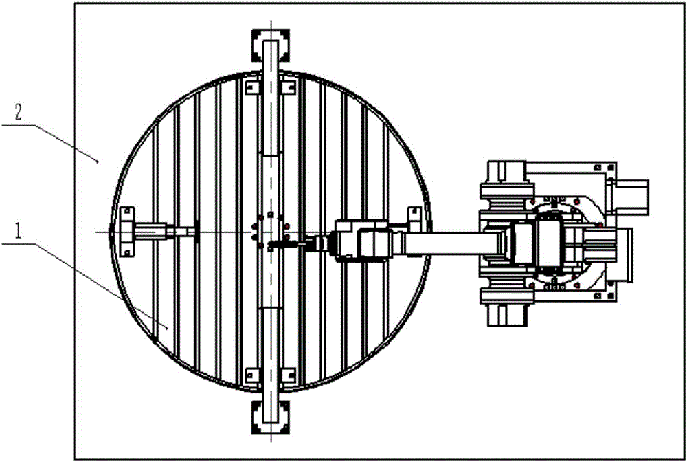 View screen self-guiding type machined part burr removing machine