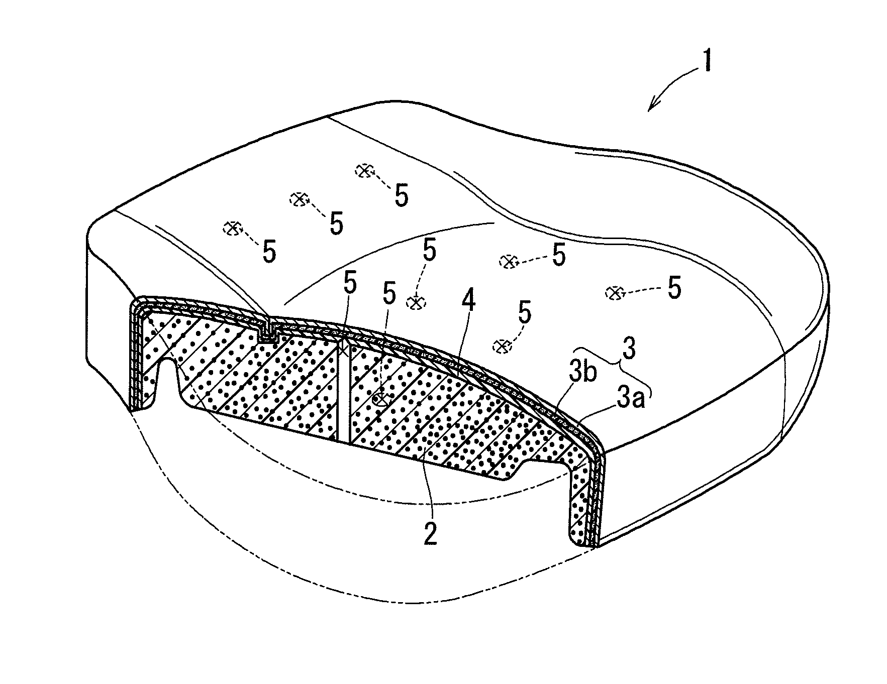 Breathable cushion and method of manufacturing the same