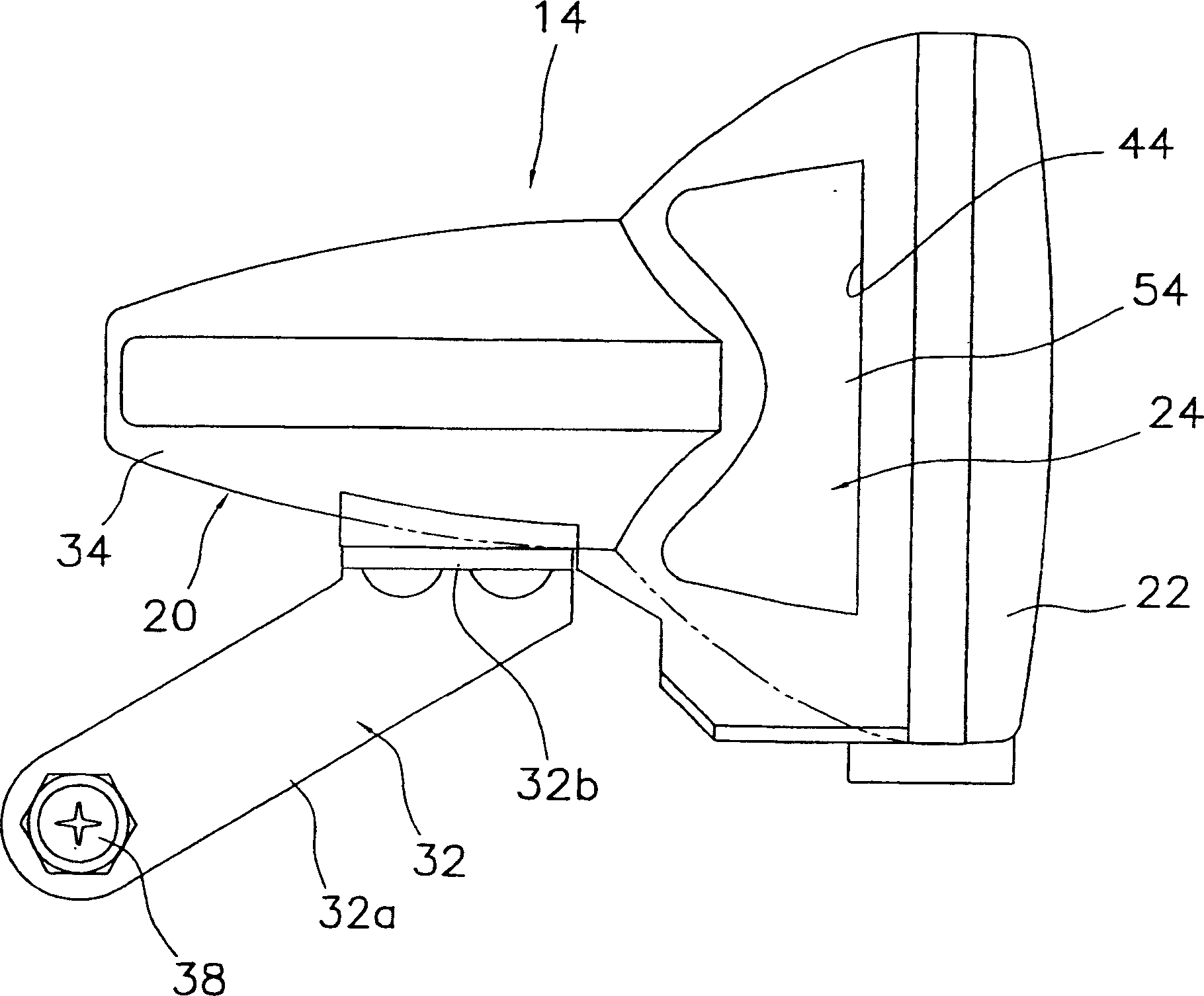 Bicycle lighting device