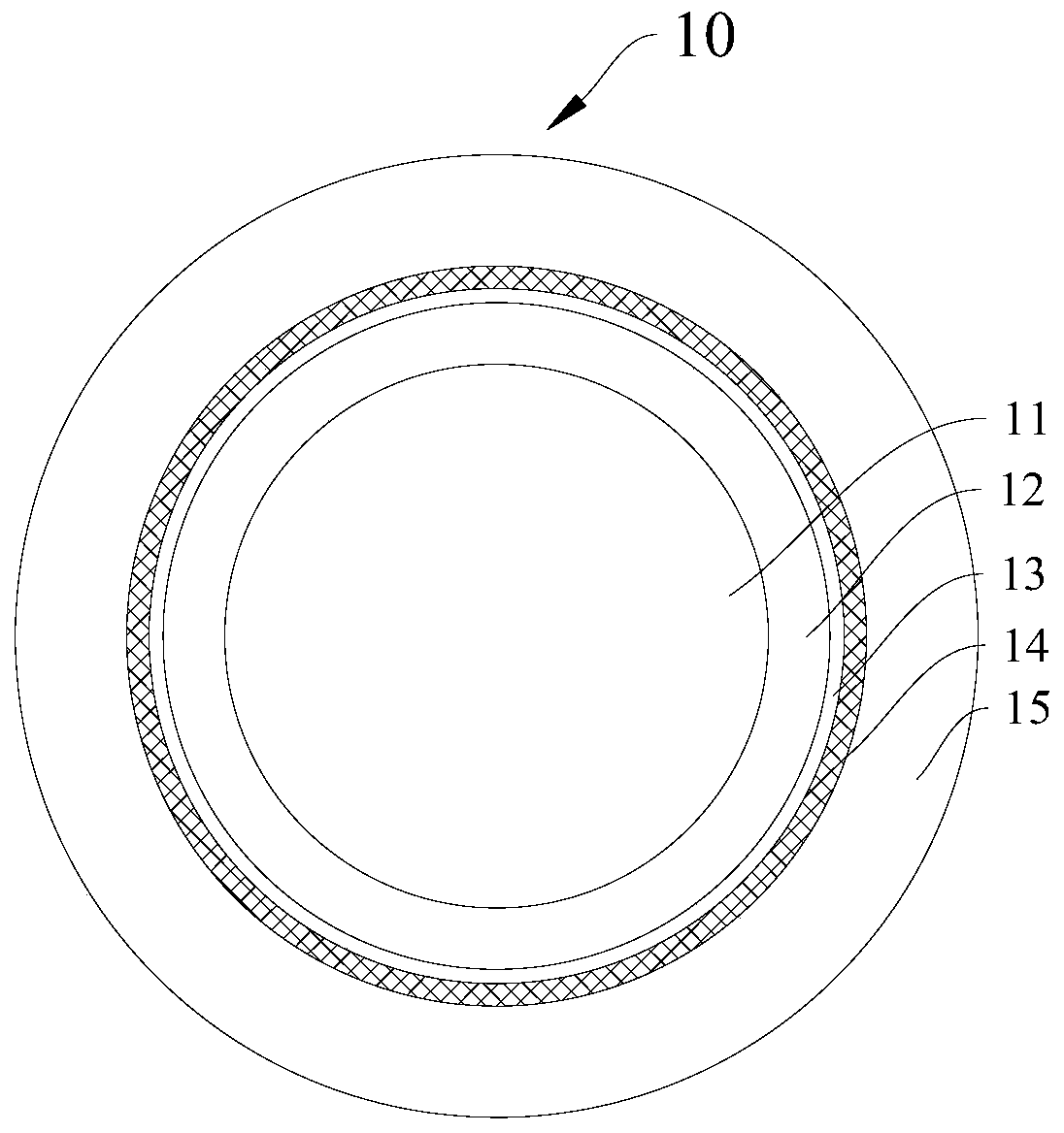 High-reliability flexible torsion-resistant low-voltage cable and manufacturing method thereof