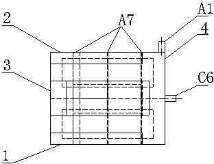 Device for filtering livestock and poultry breeding wastewater and recovering filter materials