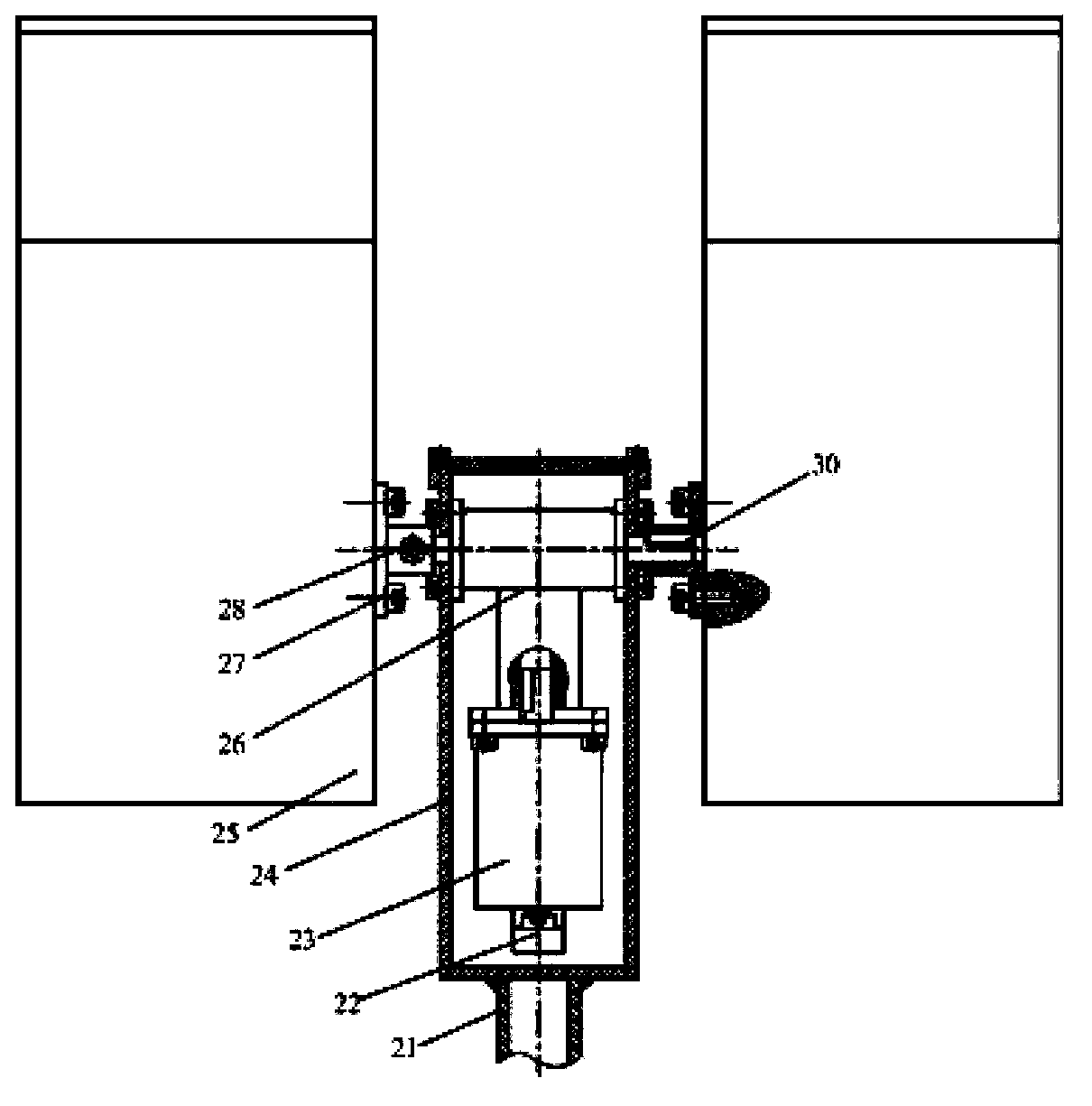 Floating type marine wind energy and wave energy hybrid power generation platform