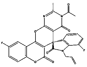 Application of chiral spiro indole-pyran pyrimidine base compound in preparation of anti-inflammatory drugs