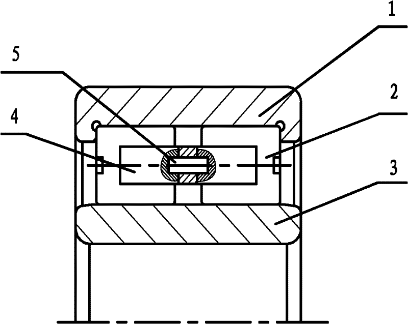 Novel double-row cylindrical roller bearing